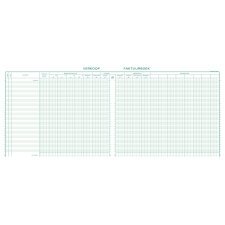 Exacompta register verkoop, ft 27 x 32 cm, Nederlandstalig