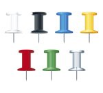 Épingle, 25 pièces, couleurs assorties