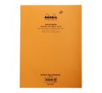 Bloc de cours, format A4, séyès, orange, 80 feuilles