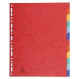 Intercalaires en carton, A4+, 12 touches