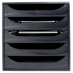 ECOBOX Caisson 5 tiroirs - Noir