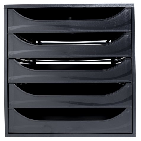 ECOBOX Caisson 5 tiroirs - Noir