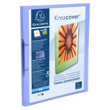 Exaclair Classeur personnalisable Kreacover 2 anneaux de 15 mm, couleurs assorties