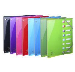 Exacompta Iderama PP Expanding Multipart File, A4 - Assorted colours