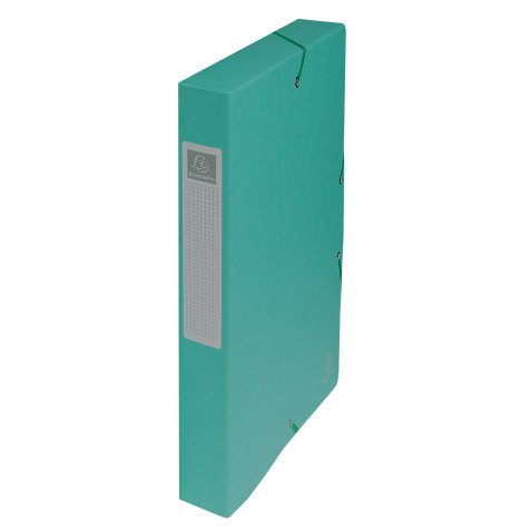 Archivbox aus Colorspan-Karton 600g, Rückenbreite 40mm mit Etikett, 25x33cm für DIN A4