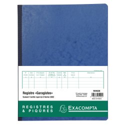 Exacompta register garagist en pomphouder, Franstalig