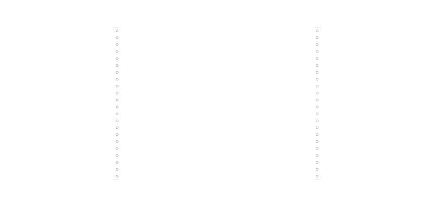 "2000 feuilles de listing blanc 380x11"" 1pli Bandes Caroll Détachables 70g" - Blanc