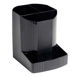 Exacompta EcoBlack Mini-OCTO Recycled Pen Pot - Black