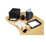 Exacompta EcoBlack Mini-OCTO Recycled Pen Pot - Black