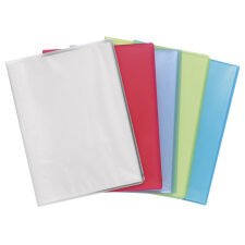 "Display Book Translucent PP Welded, A4" - Assorted colours