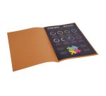 Pack of 100 insert folders ROCK"S 80gsm- 22x31cm - Havana