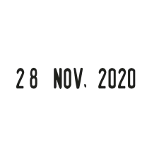 Kantoorstempels.be: Stempel Bestellen Met Eigen Tekst/logo - Datumstempel kopen - Trodatshop.be thumbnail