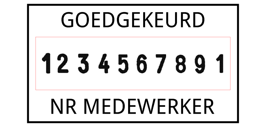 Trodat Professional 55510/PL nummerstempel