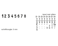 Trodat Professional 5558 numberer