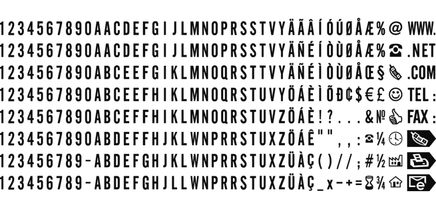 Set Typomatic 6003