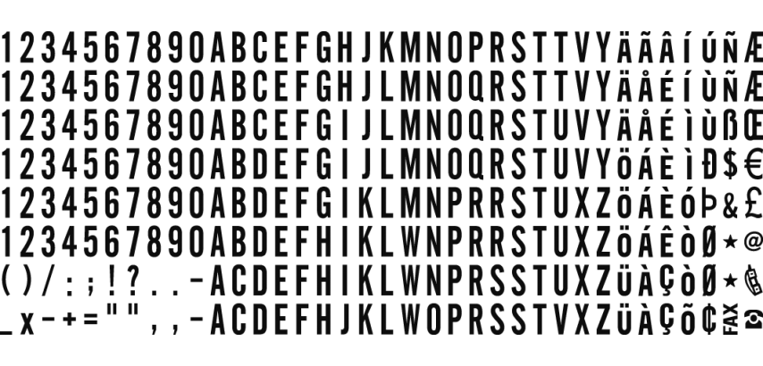 Set Typomatic 6004
