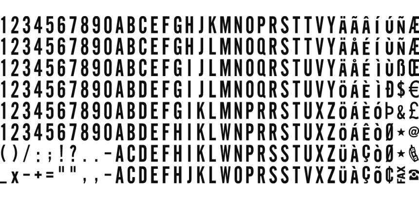 Set Typomatic 6004
