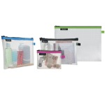 Leitz WOW Cosmetic Travel Pouch, Assorted Colors, Set of 4