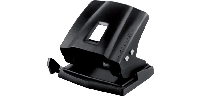 Maped Essentials Metalllocher Kapazität: 30-35 Blätter, schwarz, in Box.