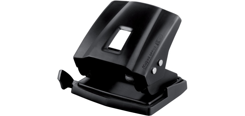 Maped Essentials Metal Hole Punch capacity: 30-35 sheets, black, in box