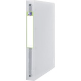 Oxford Life A4 Plastic-Coated 4-Ring Binder - 4 cm Spine Transparent
