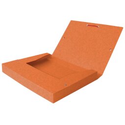 Elba elastobox Oxford Top File+ rug van 2,5 cm, oranje