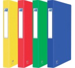 Elba Oxford Eurofolio Ordner, für A4, 2 Ringe, sortierte Farben