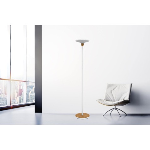 Lampadaire à LED BALY BAMBOO, dimmable