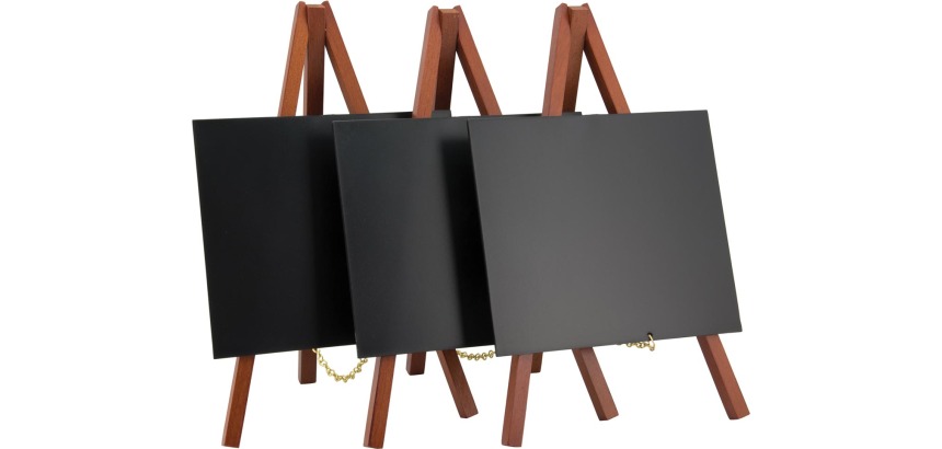 Tafelkrijtbord met driepoot MINI