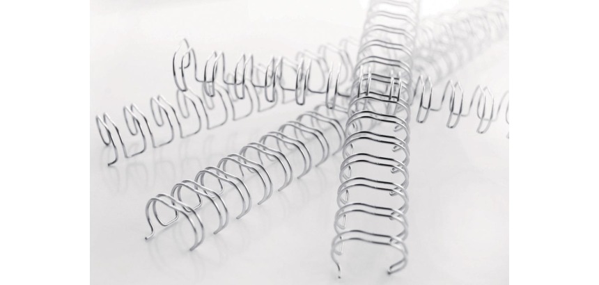 RELIURE GBC A5 6MM ARGENT 100X