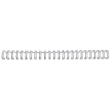 GBC WireBind reliures, boîte de 100 pièces, ft A5, 8 mm, argent