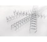GBC WireBind bindings, box of 100 pieces, A5 size, 8 mm, silver