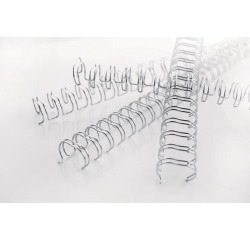 GBC WireBind draadruggen, doos van 100 stuks, ft A5, 8 mm, zilver