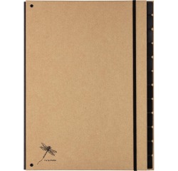 Pagna trieur Pur pour ft A4, 12 compartiments, brun