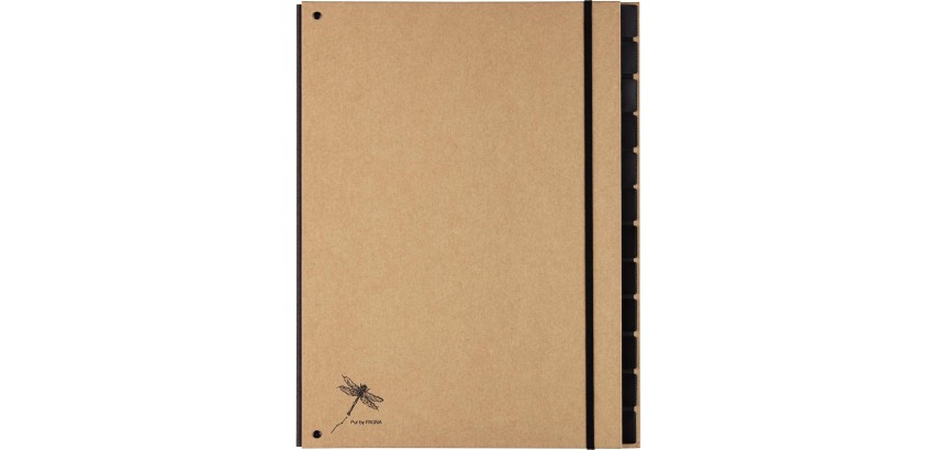 Pagna trieur Pur pour ft A4, 12 compartiments, brun