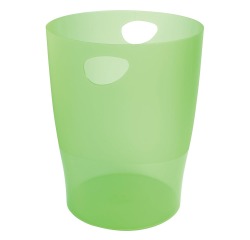 ECOBIN Economy Waste Paper Bin - Apple green translucent