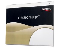 Deflecto Wandprospekthalter Querformat, DIN A3