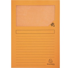 Exacompta Forever Recycled Window Folder, A4 (Pack 100)