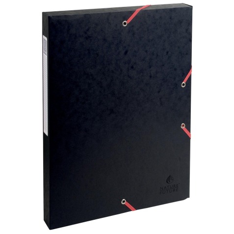 Archivbox aus Colorspan-Karton 600g, Rückenbreite 25mm mit Etikett, 25x33cm für DIN A4