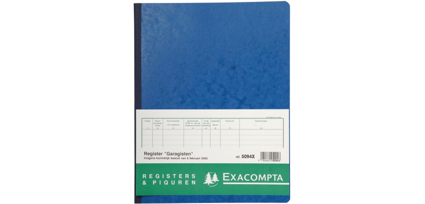 Register Piqure garagisten 320x250mm 80vel assorti