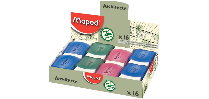 Maped gomme Architecte boîte de 16 pièces