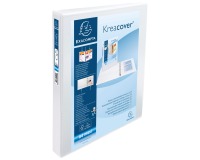 Kreacover PP Ring Binder, A4 Maxi, 2 D rings 25mm - White