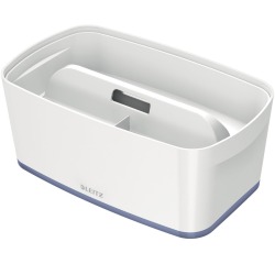 Leitz MyBox boîte de rangement avec couvercle, petit format, blanc
