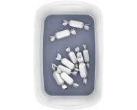 Bac de rangement My Box, A5, blanc/gris