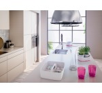 Bac de rangement My Box, A5, blanc/gris