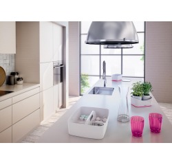 Bac de rangement My Box, A5, blanc/gris