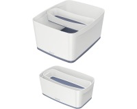 Leitz MyBox bac de rangement, format long, blanc