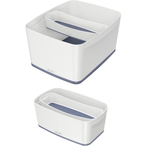 Leitz MyBox bac de rangement, format long, blanc