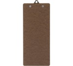 Securit rekening clipboard, bruin met RVS Clip, 27,8 x 11,4 cm