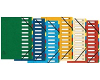 Sorteermap HARMONIKA® met uitrekbare rug en uitgesneden vensters - 12 indelingen